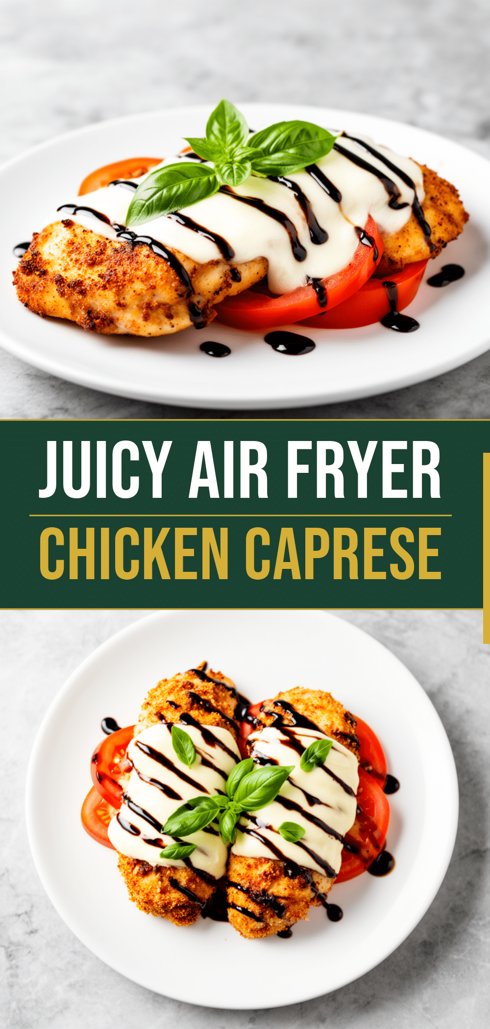 Air Fryer Chicken Caprese: 5-Ingredient Best Homemade 5 Air Fryer Chicken Caprese recipe