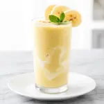 back-to-school banana oat breakfast smoothie - featured image