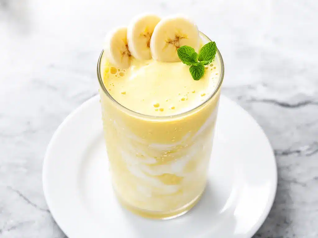 Back-to-School Banana Oat Breakfast Smoothie for Kids: 5-Minute Healthy Recipe 4 back-to-school banana oat breakfast smoothie preparation steps