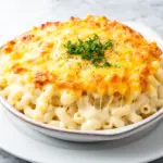 baked four-cheese mac and cheese - featured image