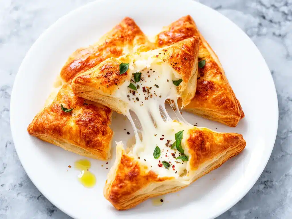 Easy Baked Mozzarella Pizza Pockets: 5-Minute Snack 4 Baked Mozzarella Pizza Pockets preparation steps