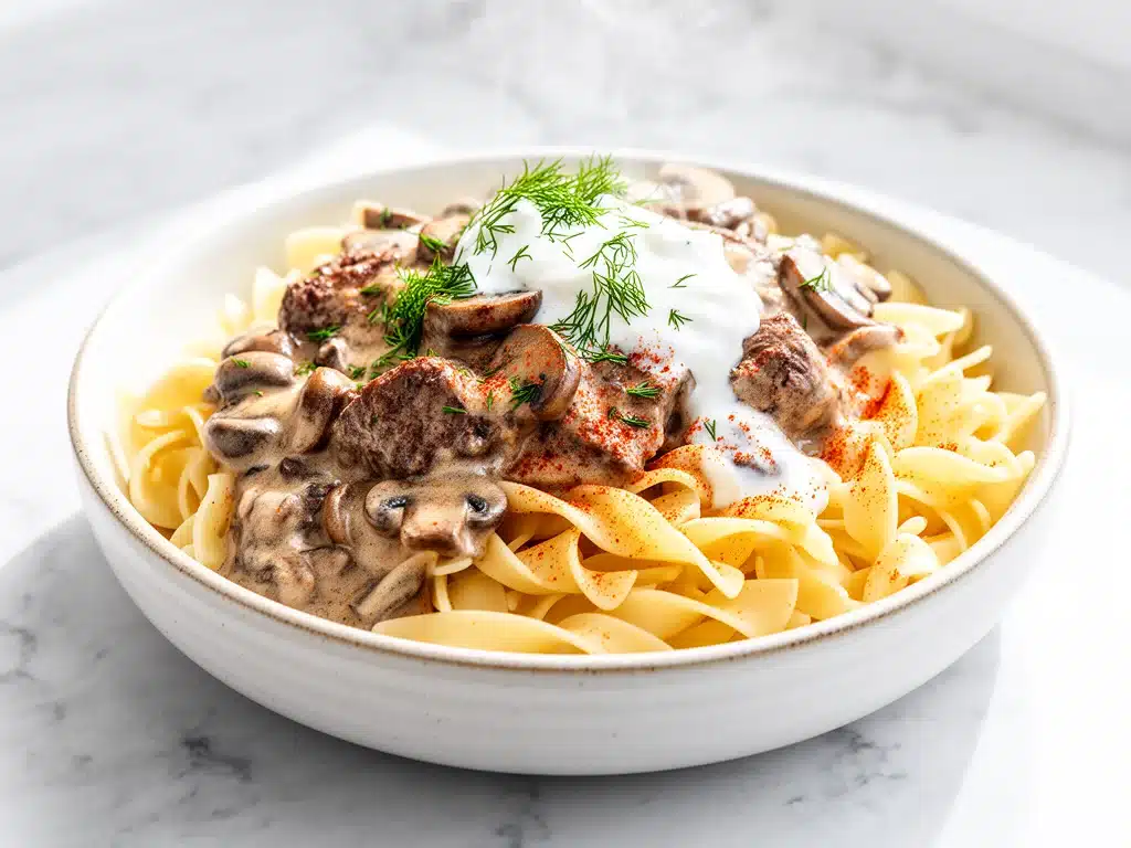 beef stroganoff - featured image
