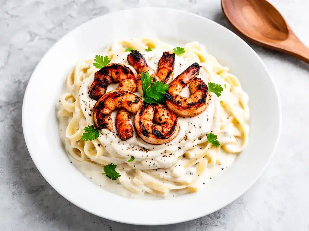 Blackened Shrimp Alfredo Pasta: Best Homemade Dinner 4 blackened shrimp alfredo preparation steps