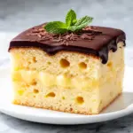 Boston Cream Poke Cake - featured image