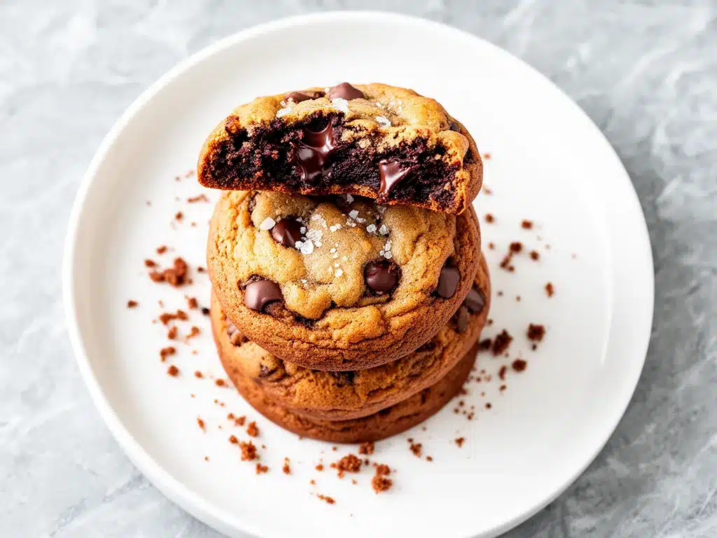 Chewy Chocolate Chunk Brookies: Easy 10-Min Recipe 4 chewy chocolate chunk brookies preparation steps