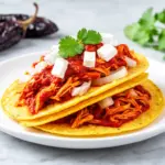 chicken tinga tostadas - featured image