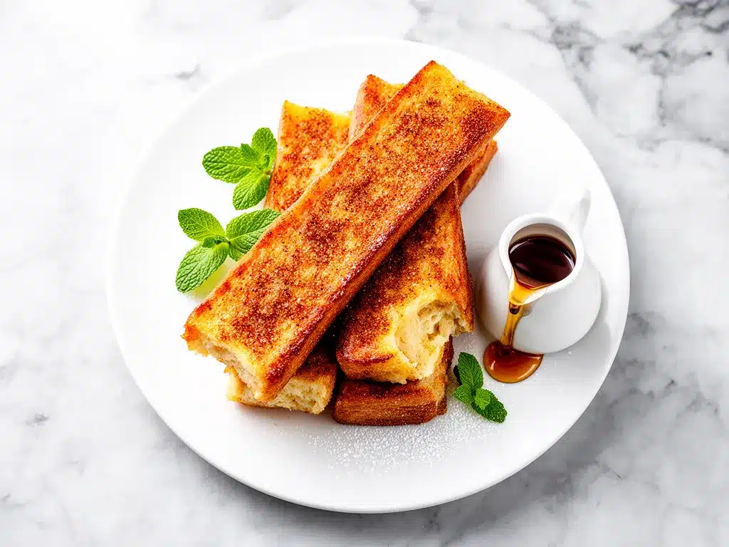 Cinnamon French Toast Sticks: Easy Back-to-School Recipe 4 Cinnamon French Toast Sticks preparation steps