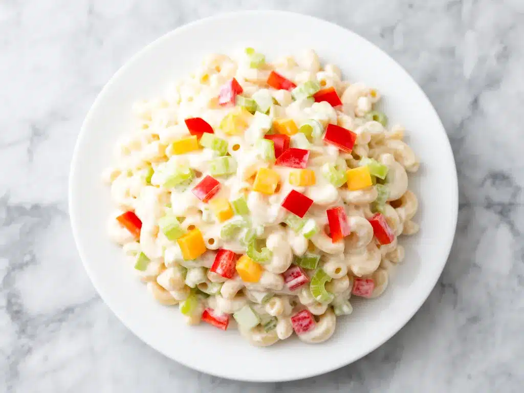 Classic Macaroni Salad: 5 Easy Holiday Side Dish 4 classic macaroni salad preparation steps