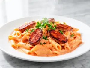 creamy Cajun sausage pasta - featured image