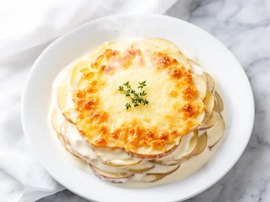 Creamy Scalloped Potatoes: Best Easy Cheesy Side Dish 4 creamy scalloped potatoes preparation steps