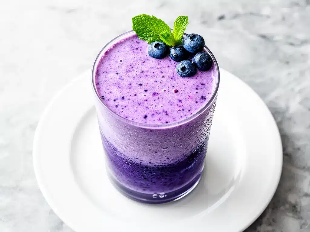 Creamy Vegan Blueberry Almond Smoothie: Quick Healthy Breakfast 4 creamy vegan blueberry almond smoothie preparation steps