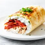 crispy chicken bacon ranch wraps - featured image