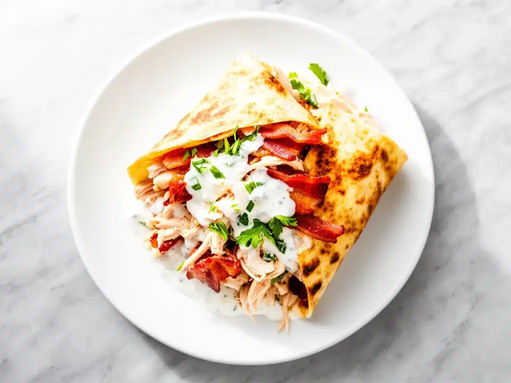 Crispy Chicken Bacon Ranch Wraps: 30-Min Easy Takeout Alternative 4 crispy chicken bacon ranch wraps preparation steps