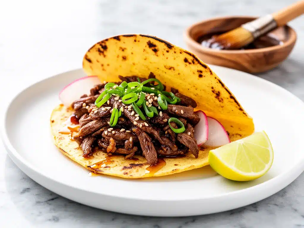 crispy Korean beef bulgogi tacos - featured image