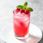 Fresh Raspberry Mint Lemonade - featured image