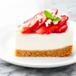 fresh strawberry cheesecake - featured image