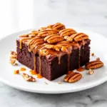 fudgy turtle brownies - featured image