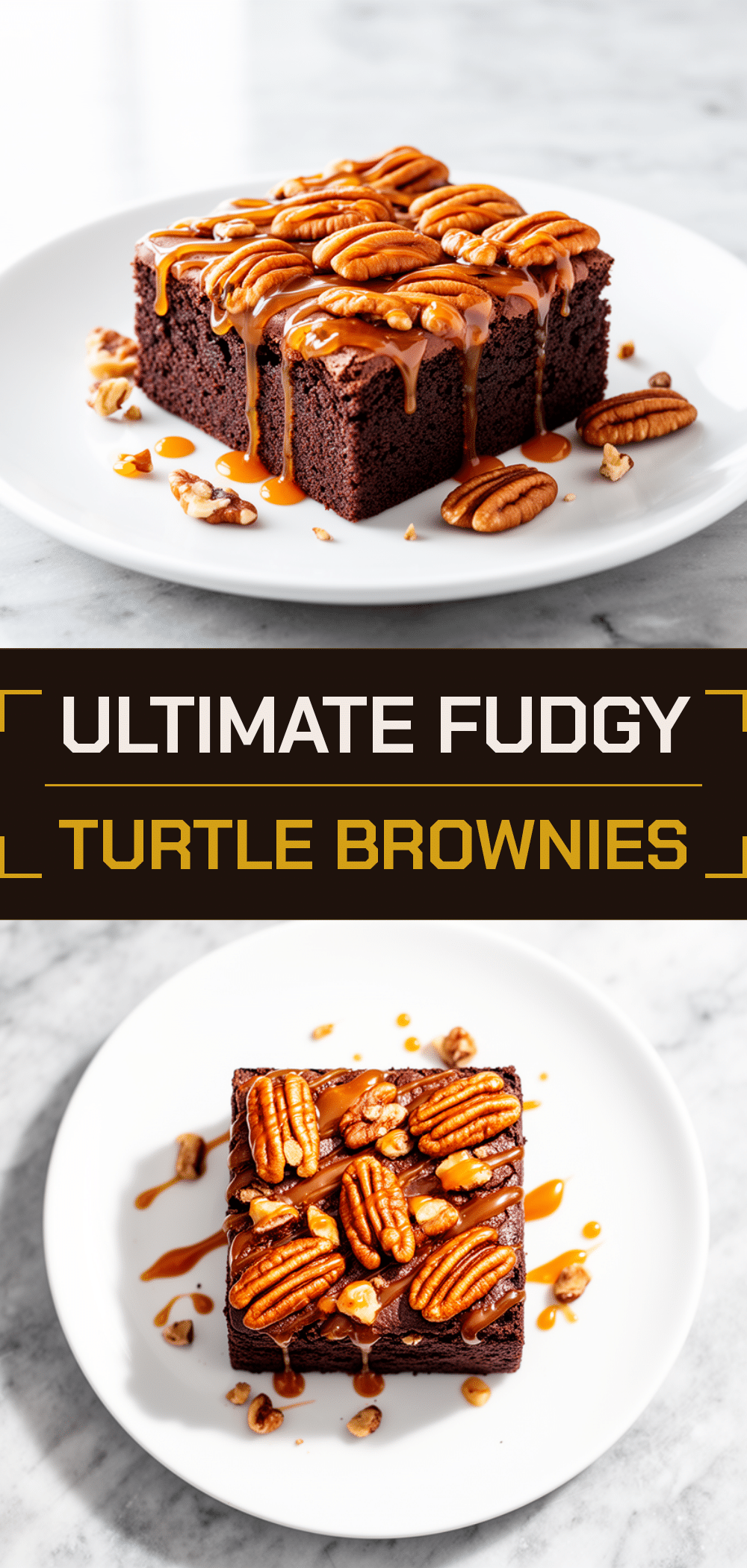 Fudgy Turtle Brownies: 5 Easy & Perfect Homemade Recipe 5 fudgy turtle brownies recipe
