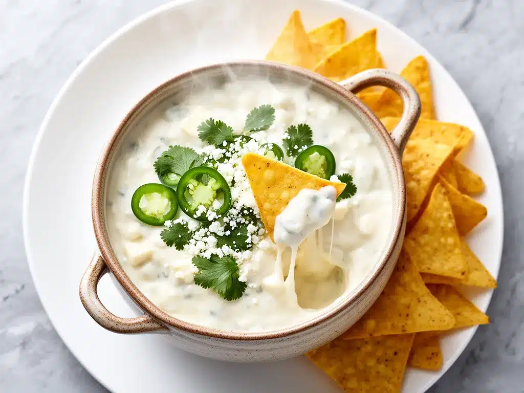 Game Day Slow Cooker Queso Blanco Dip: 5-Min Easy Recipe 4 game day slow cooker queso blanco dip preparation steps