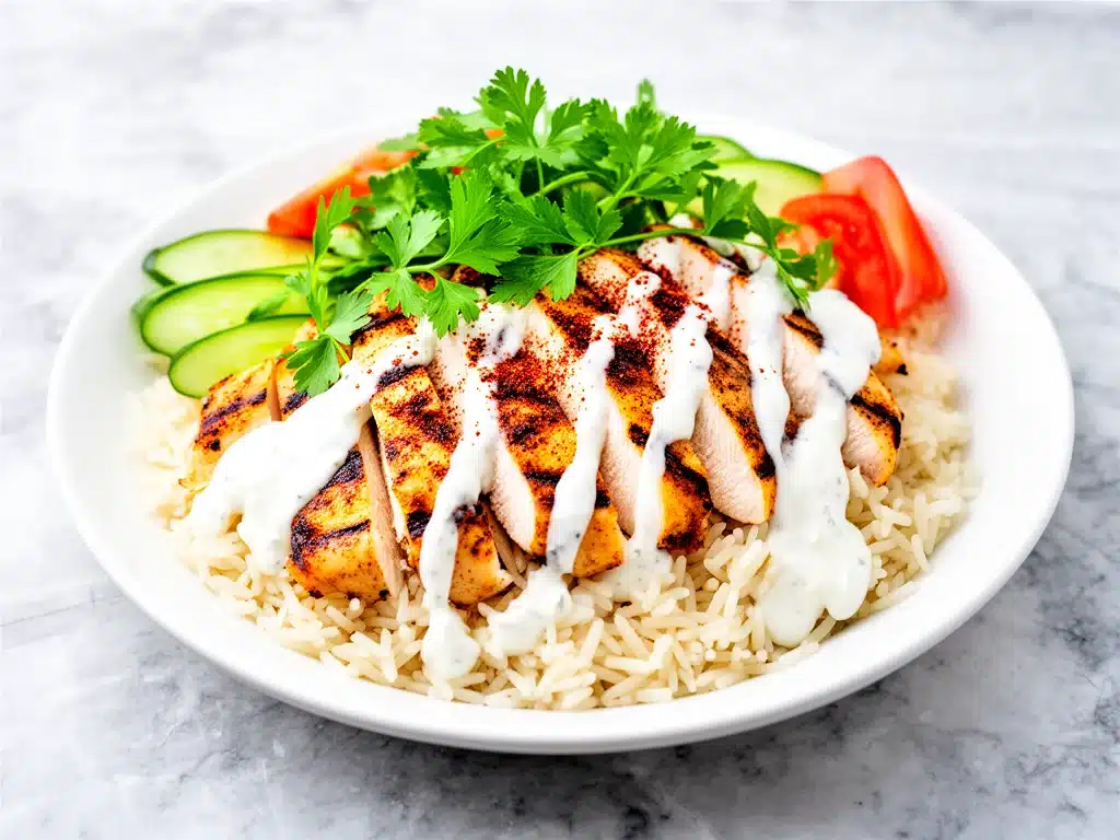 Grilled Chicken Shawarma Bowls - featured image