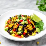 grilled corn and black bean salad - featured image