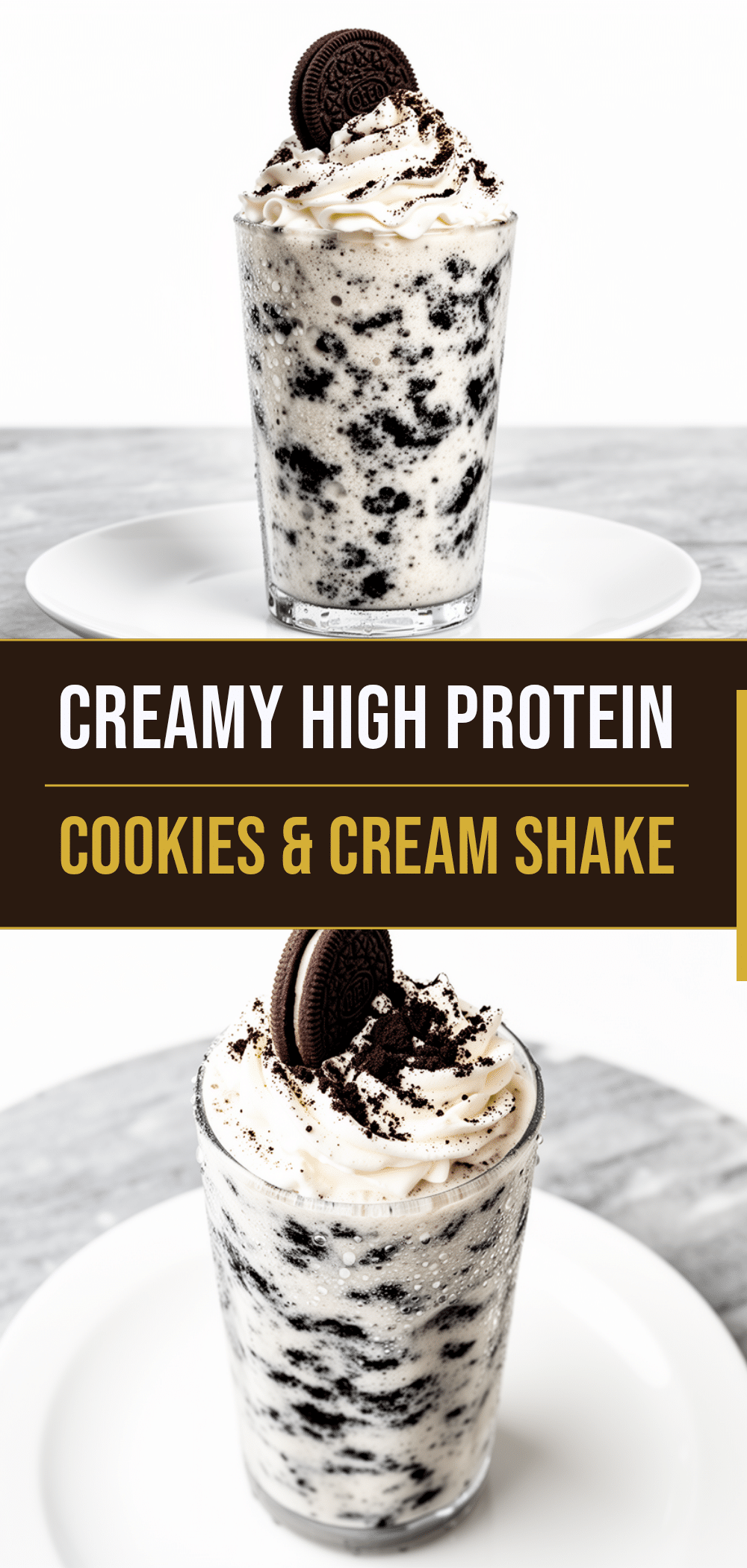 High-Protein Cookies and Cream Shake: 5-Minute Busy Night Drink 5 high-protein cookies and cream shake recipe