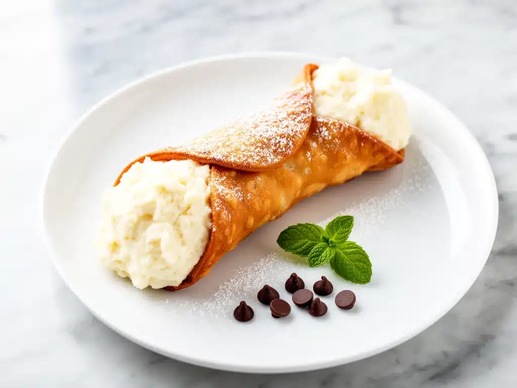 Homemade Cannoli: 3-Ingredient Sweet Ricotta Filling 4 homemade cannoli preparation steps
