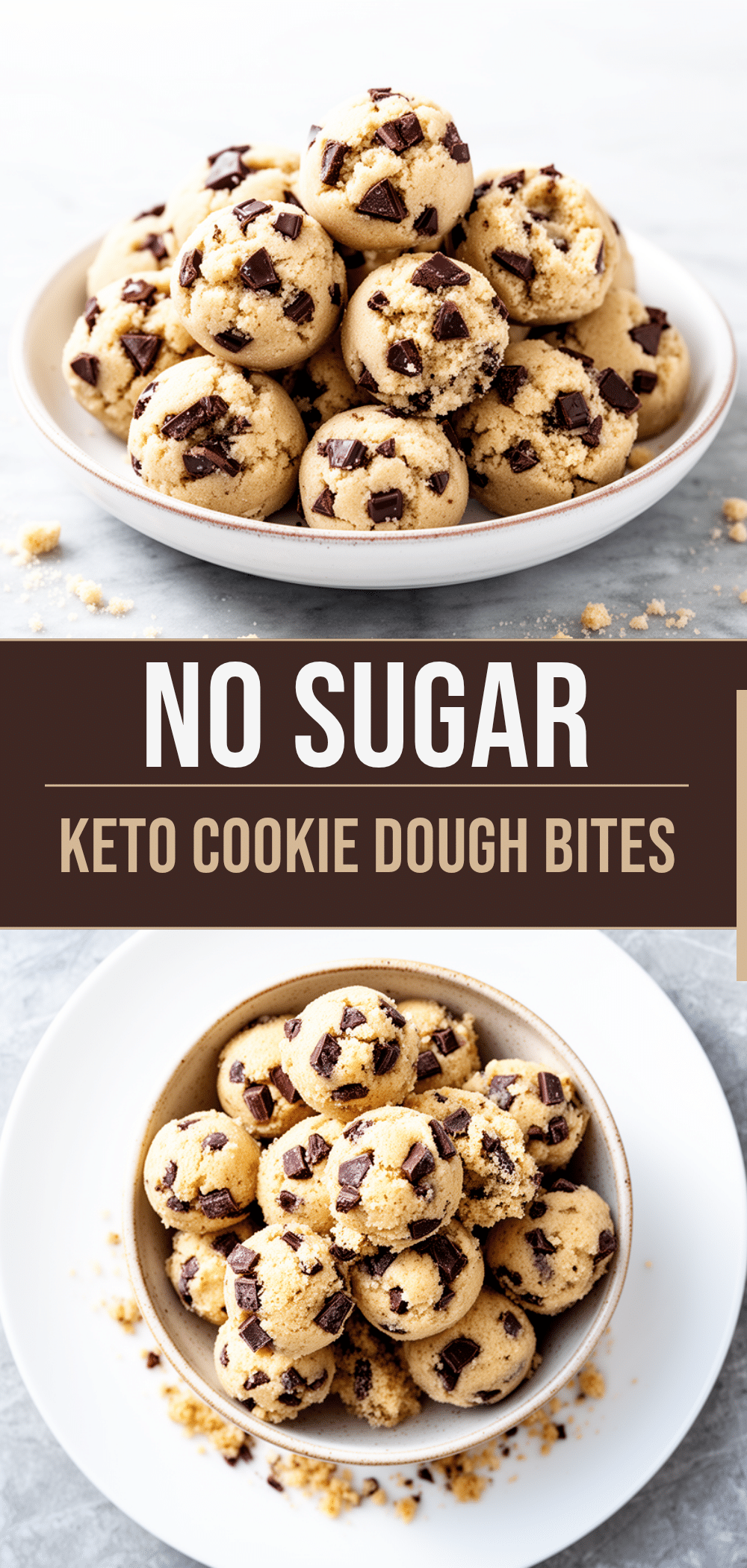 Keto Chocolate Chip Cookie Dough Bites: Easy No-Bake Recipe 5 keto chocolate chip cookie dough bites recipe