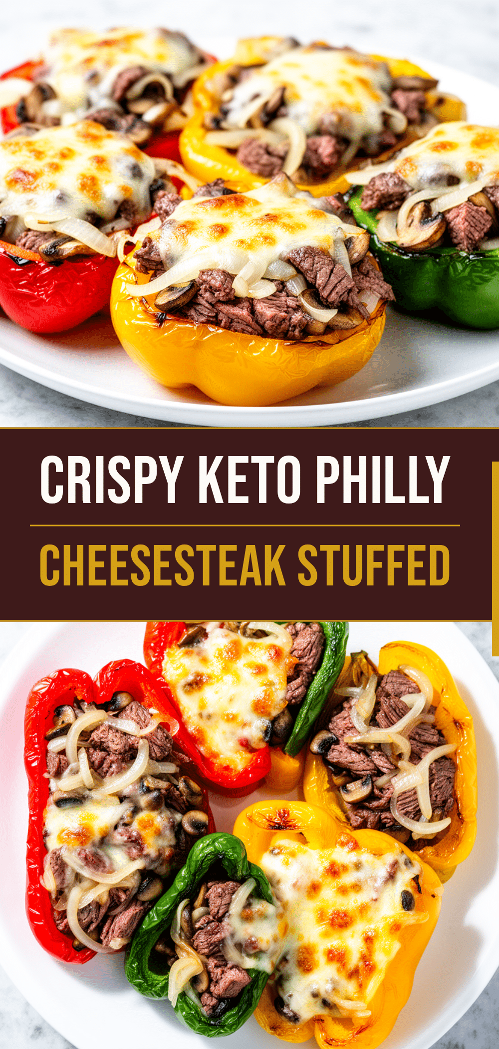 Keto Philly Cheesesteak Stuffed Peppers: Best Low Carb Dinner 5 Keto Philly Cheesesteak Stuffed Peppers recipe