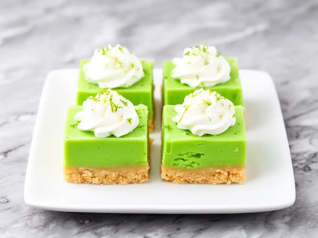 no-bake key lime pie bars - featured image
