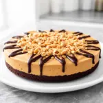 no-bake peanut butter cup pie - featured image