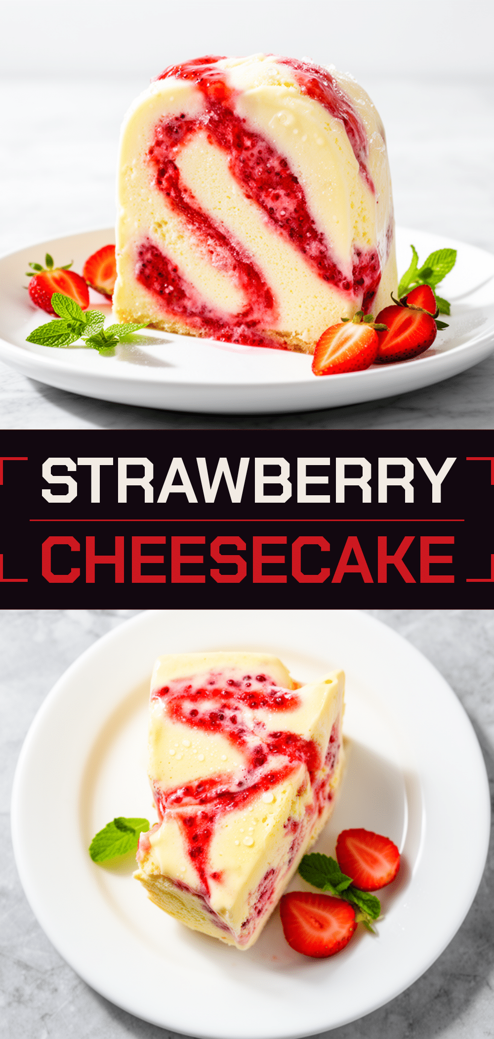 No-Churn Strawberry Cheesecake Ice Cream: 3-Ingredient Easy Dessert 5 no-churn strawberry cheesecake ice cream recipe