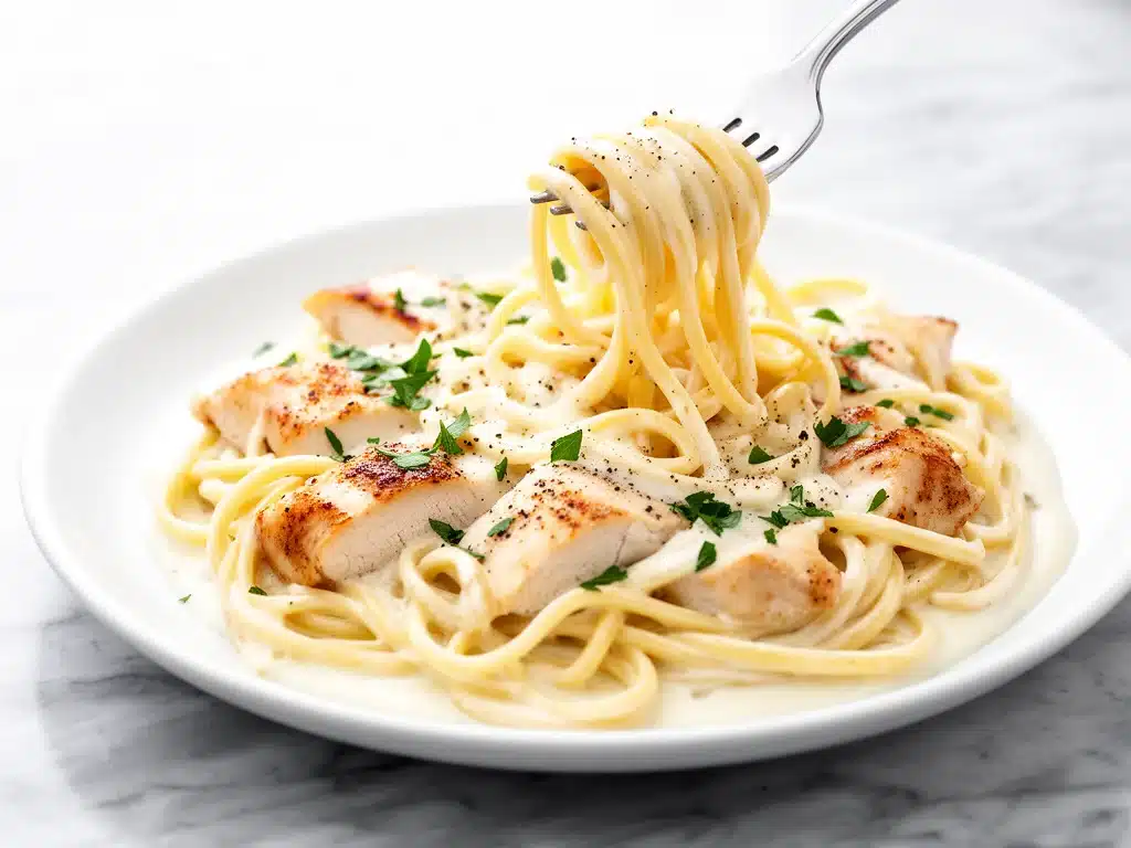 Home 2 one-pot creamy chicken alfredo - featured image