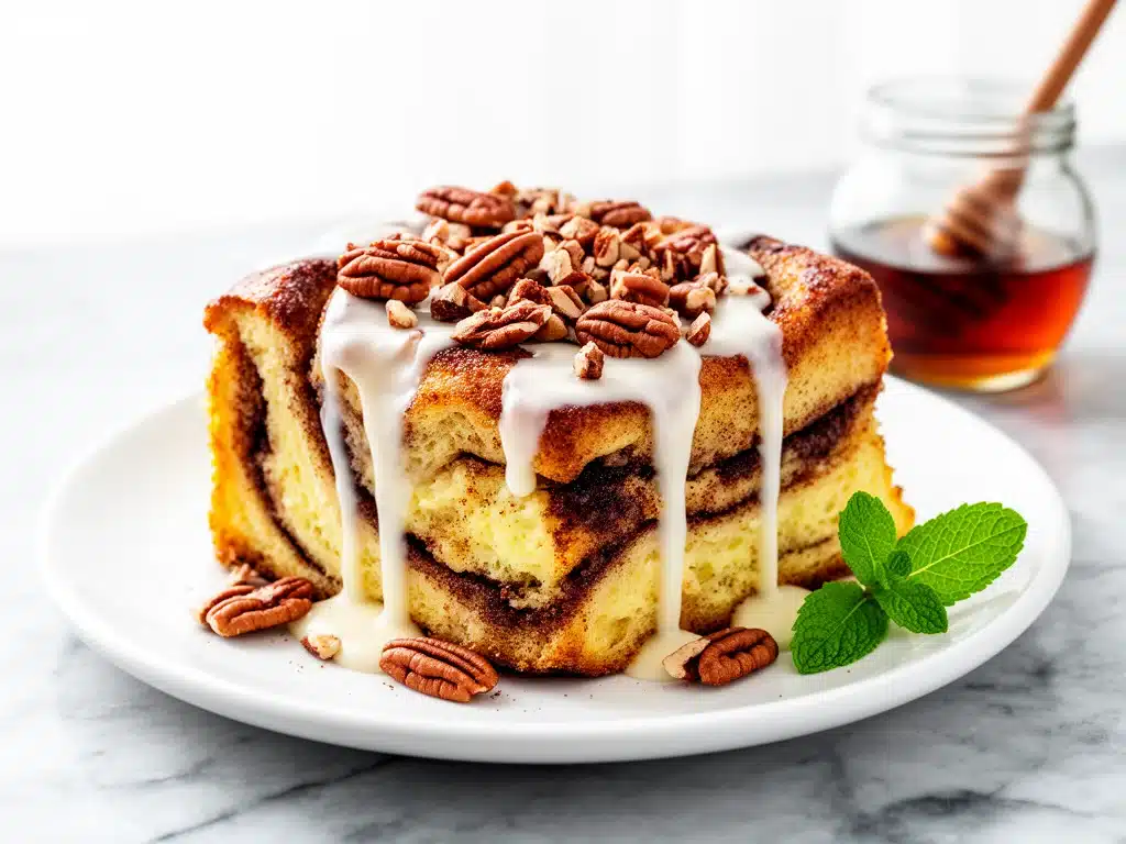 Overnight Cinnamon Roll French Toast Bake - featured image