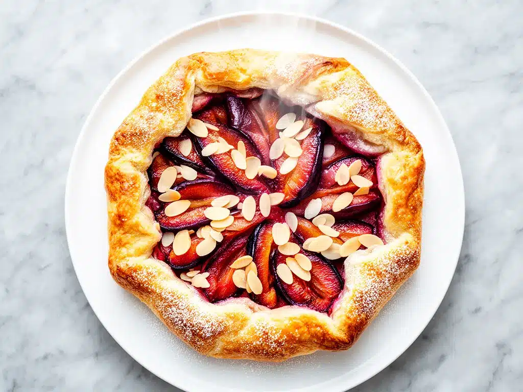Rustic Plum Almond Galette: Easy Weeknight Dessert 4 rustic plum almond galette preparation steps