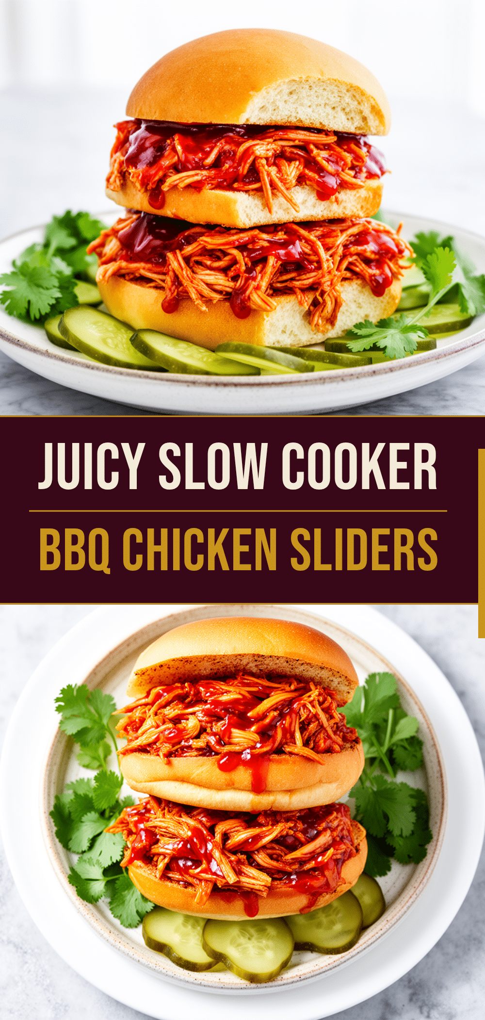 Labor Day Slow Cooker BBQ Pulled Chicken Sliders: 15-Min Prep 5 slow cooker BBQ pulled chicken sliders recipe