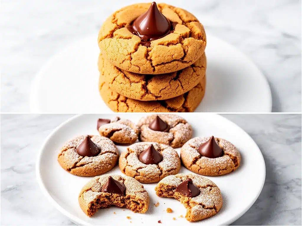 Soft Peanut Butter Blossom Cookies: 10 Easy Steps 4 soft peanut butter blossom cookies preparation steps