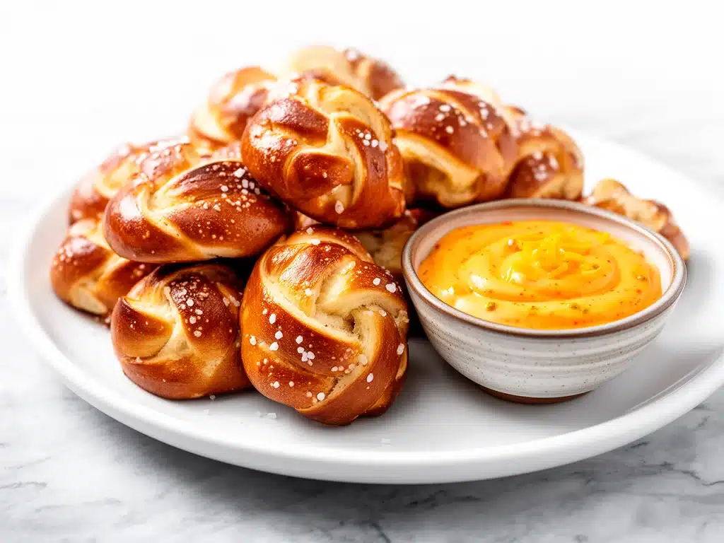 soft pretzel bites - featured image