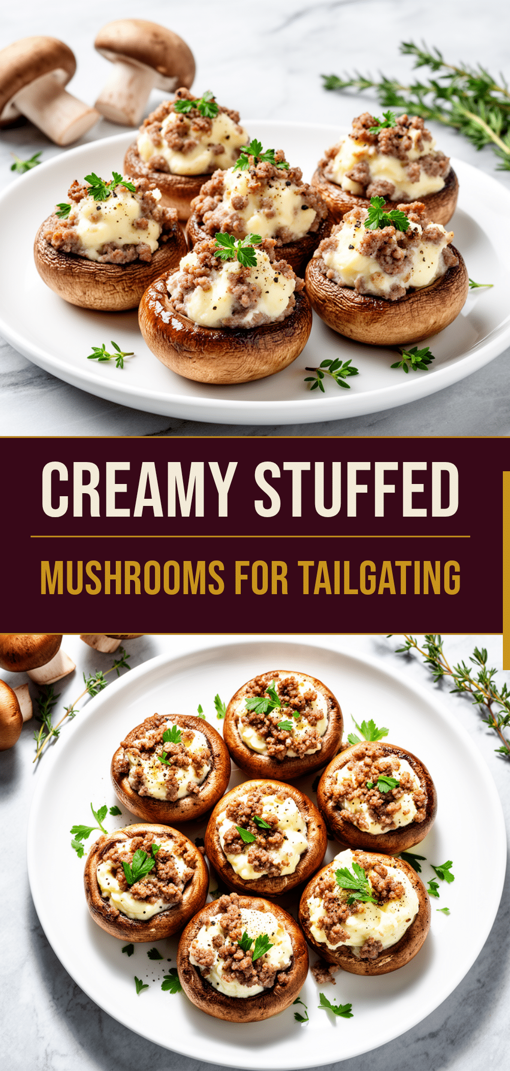 Tailgate Sausage Stuffed Mushrooms: Easy Game Day Snack 5 Tailgate Sausage Stuffed Mushrooms recipe