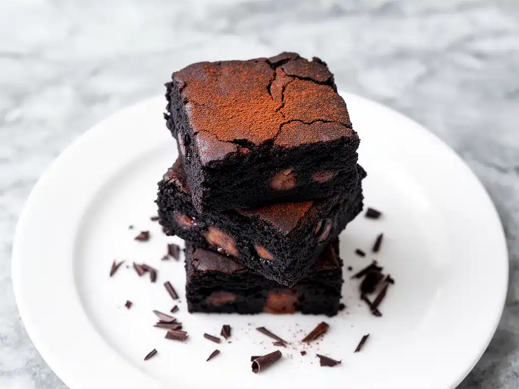 Vegan Fudgy Black Bean Brownies: Best 5-Ingredient Easy Recipe 4 vegan fudgy black bean brownies preparation steps