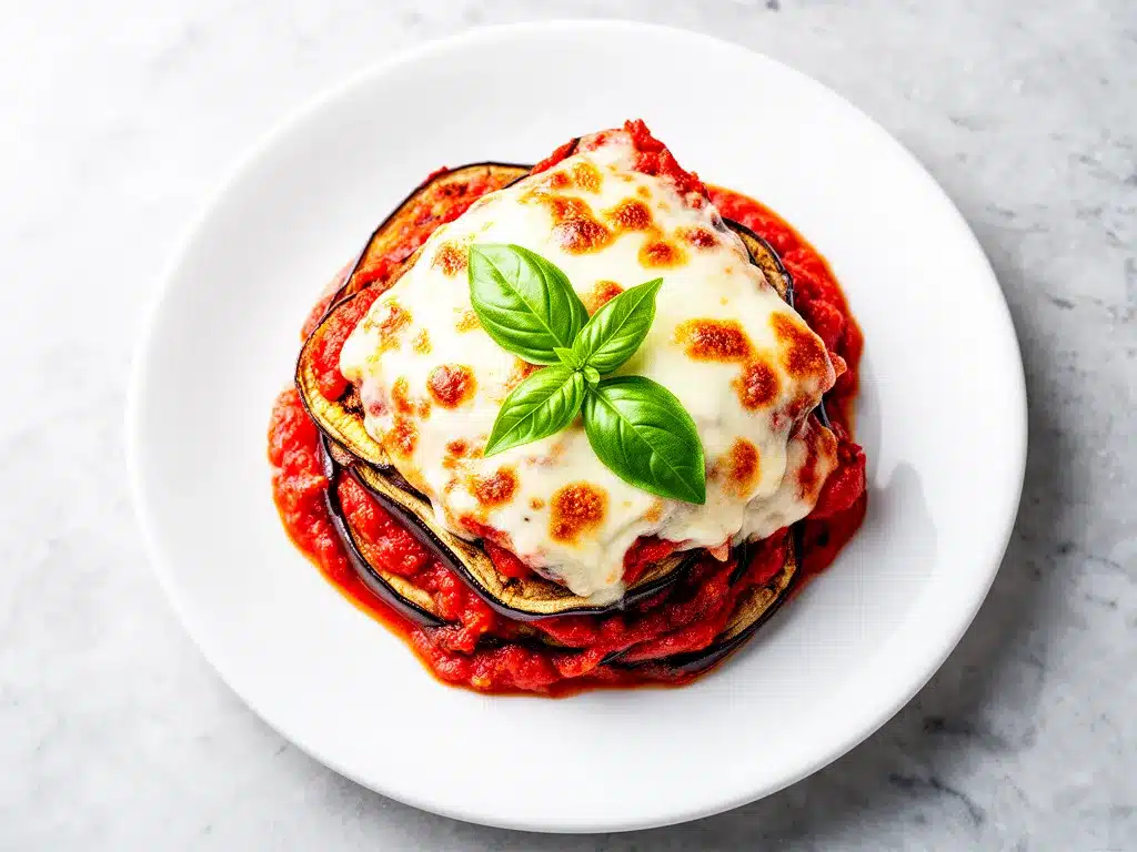Vegetarian Baked Eggplant Parmesan: 5-Step Easy Meal 4 vegetarian baked eggplant parmesan preparation steps