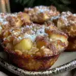 apple cinnamon baked oatmeal cups - featured image