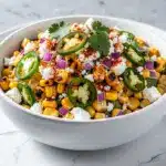 Authentic Mexican Street Corn Salad - featured image