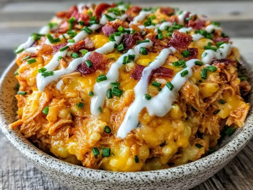 baked buffalo chicken dip - featured image