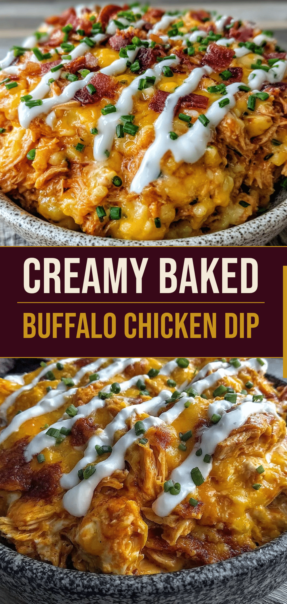 Baked Buffalo Chicken Dip: 4-Ingredient No-Fail Dip 5 baked buffalo chicken dip recipe