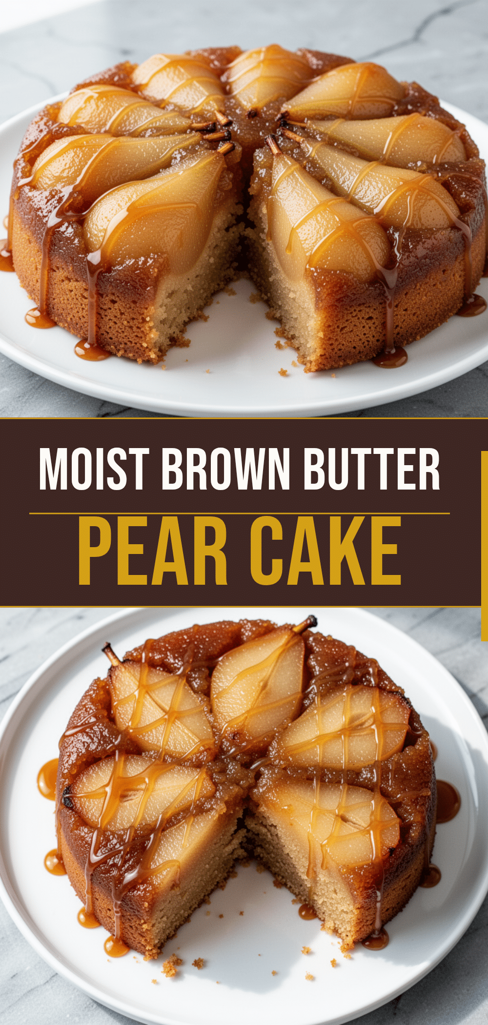Fall Brown Butter Pear Upside-Down Cake: 5-Step Easy Dessert 5 brown butter pear upside-down cake recipe