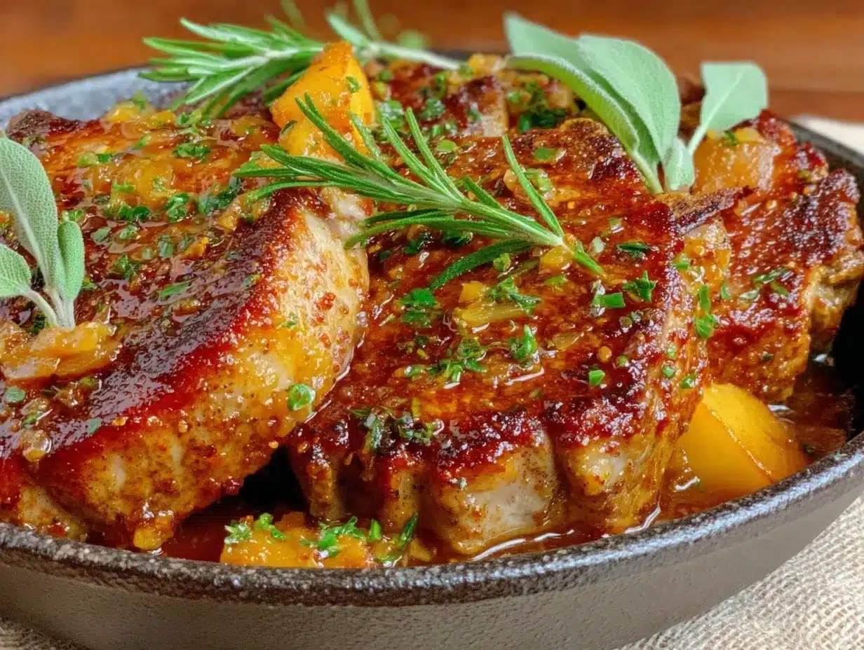 Brown Butter Sage Pork Chops: 1-Person Budget Meal 4 brown butter sage pork chops preparation steps