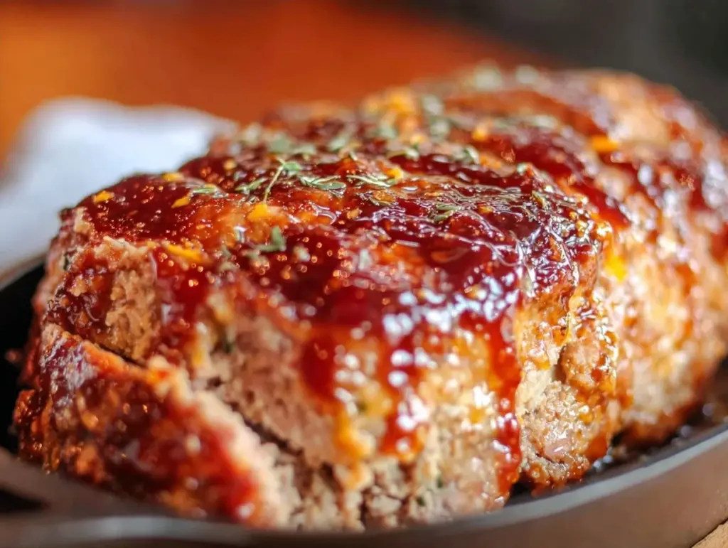 cast iron skillet meatloaf - featured image