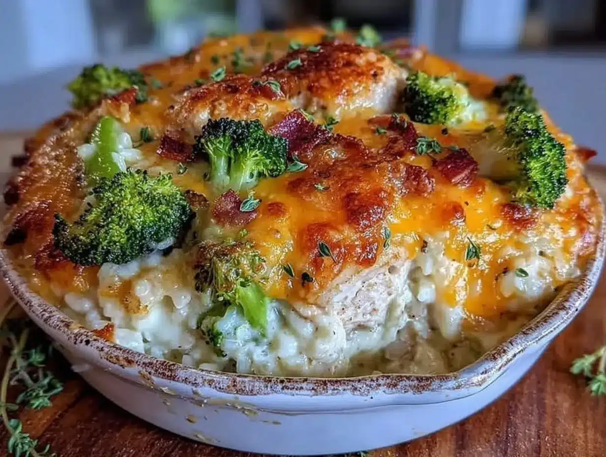 Cheesy Chicken Broccoli Rice Casserole: Kids Help Make This Easy Family Favorite 4 cheesy chicken broccoli rice casserole preparation steps