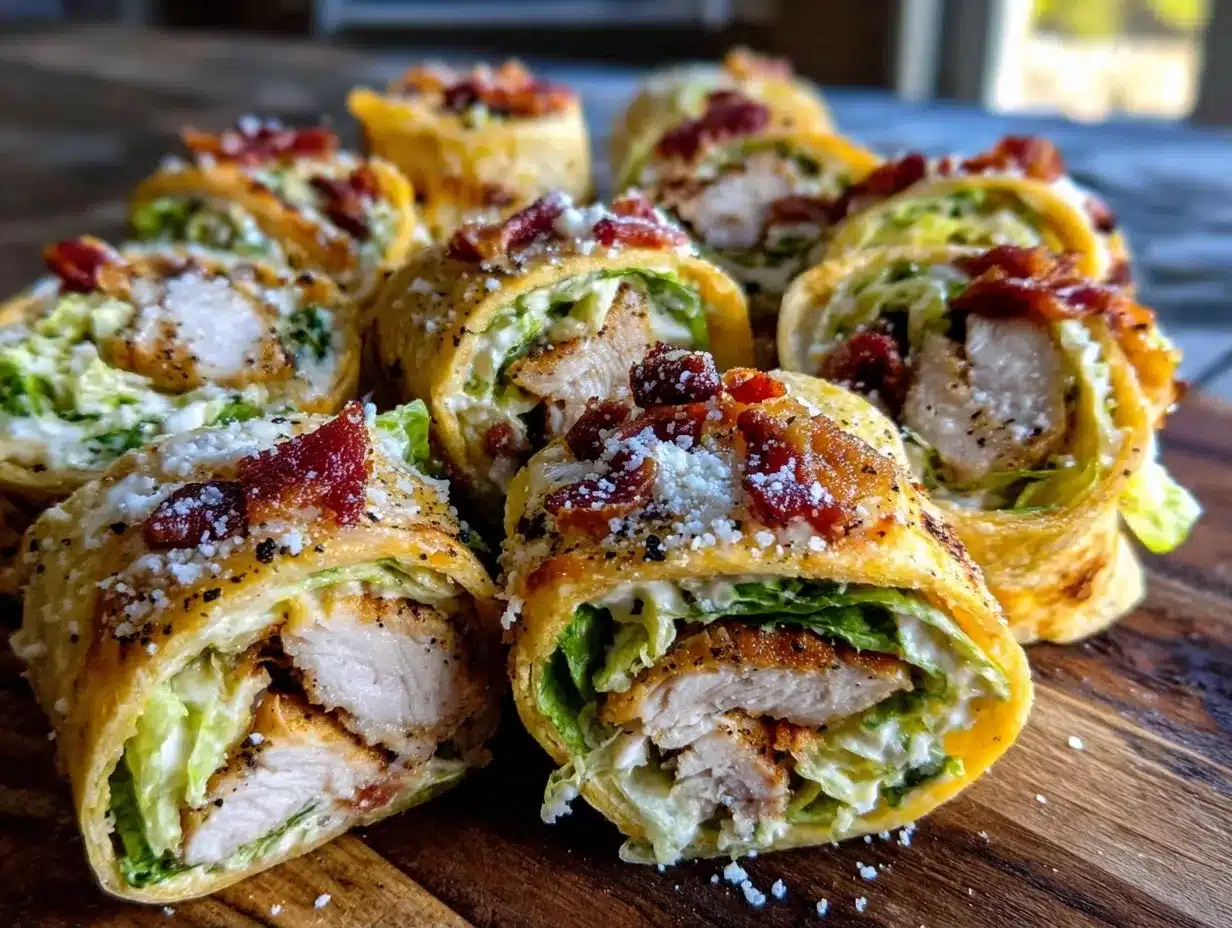 Chicken Caesar Wrap Lunchbox Rolls: The Foolproof Back-to-School Lunch 4 Chicken Caesar Wrap Lunchbox Rolls preparation steps
